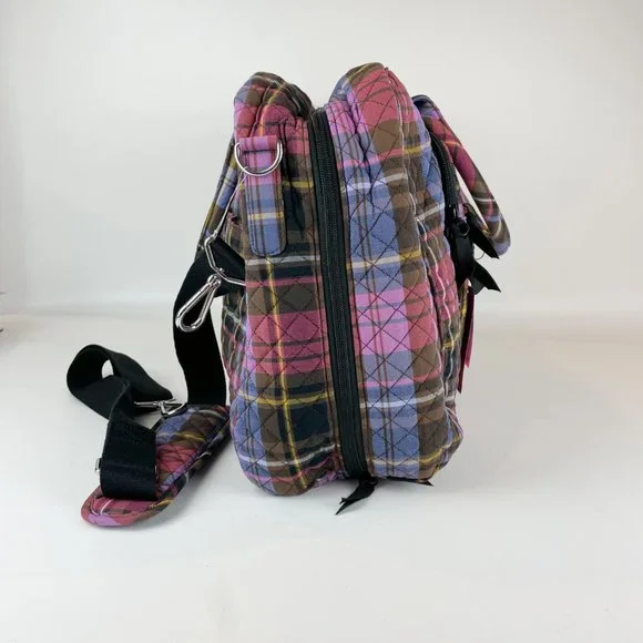 Vera Bradley Lay Flat Weekender Cozy Plaid - Picture 4 of 12